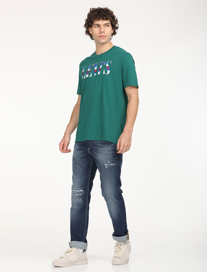 Men's 511 Blue Slim Fit Mid Rise Jeans