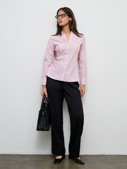 Wardrobe Pink Striped Shirt