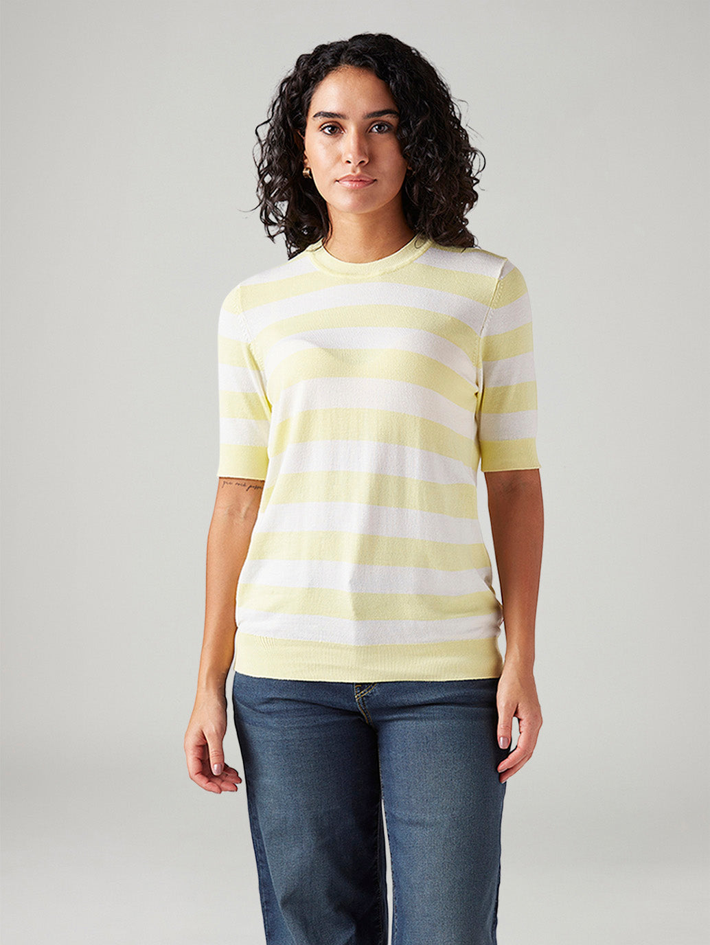 Women's Striped Regular Fit T-Shirt