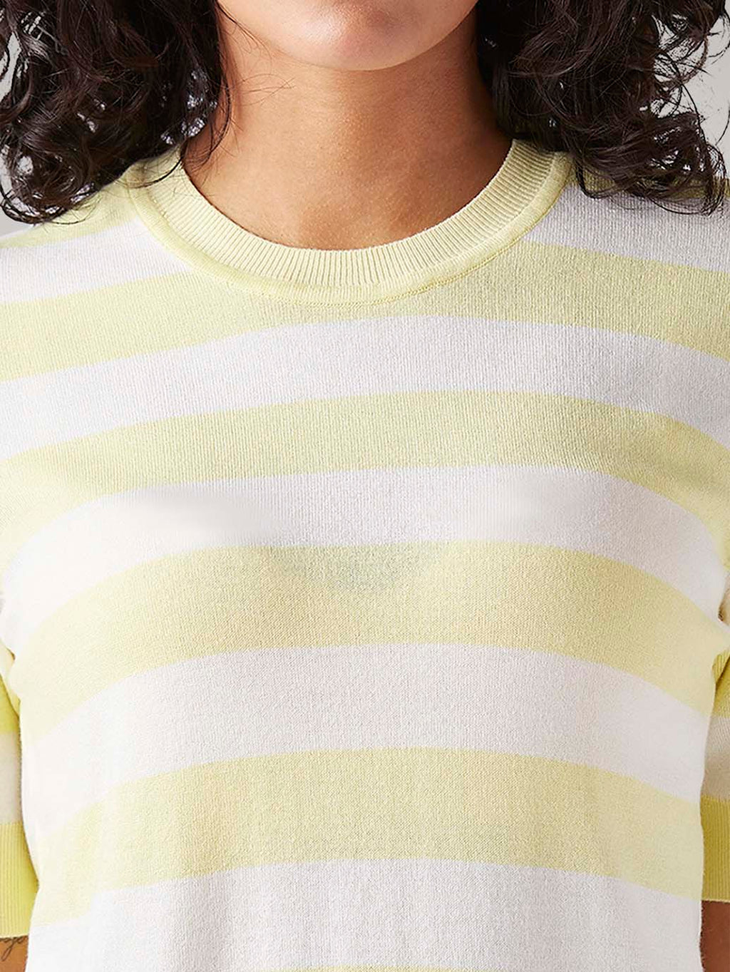 Women's Striped Regular Fit T-Shirt