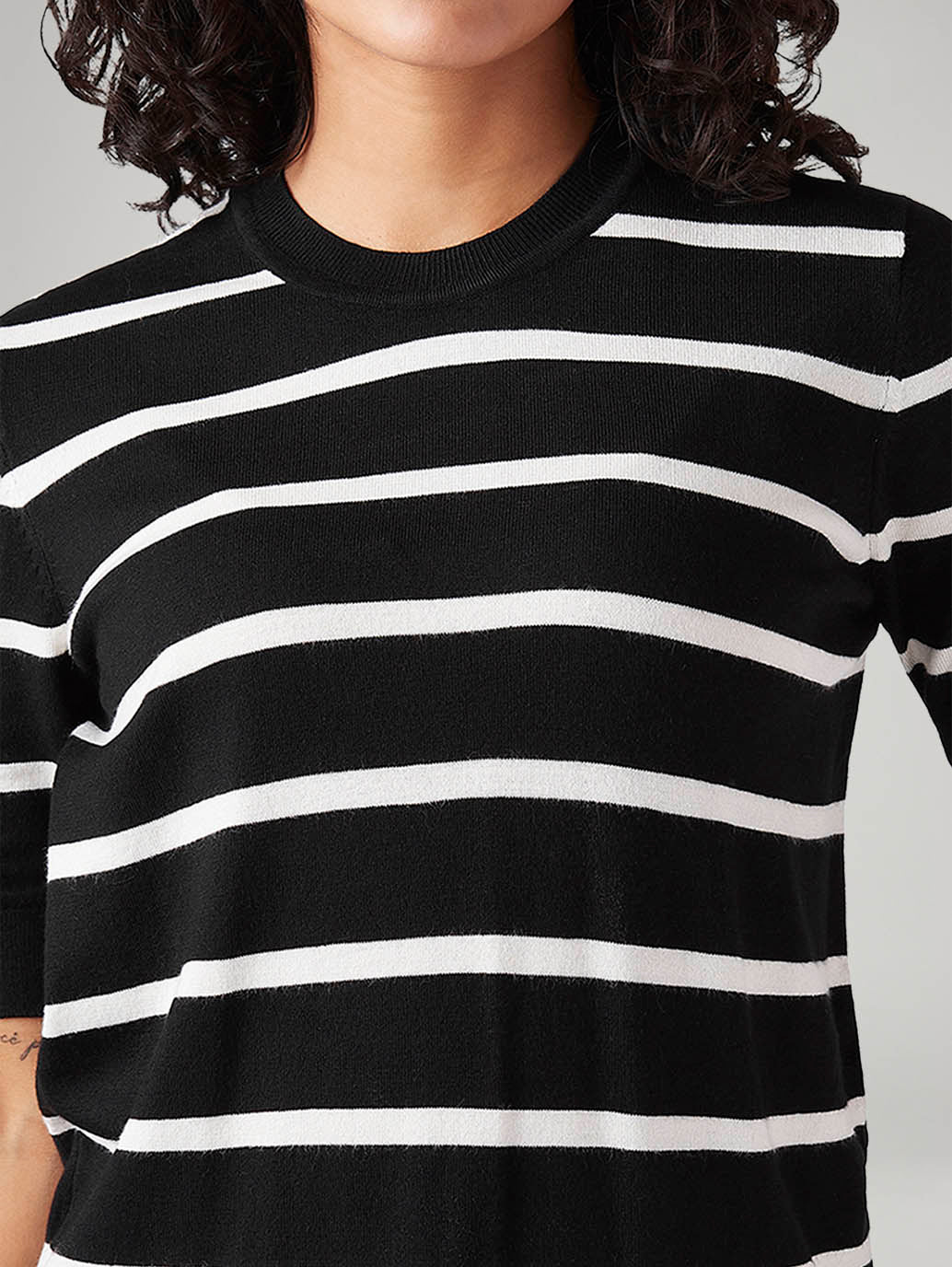 Women's Striped Regular Fit T-Shirt