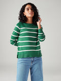Women's Striped Regular Fit T-Shirt
