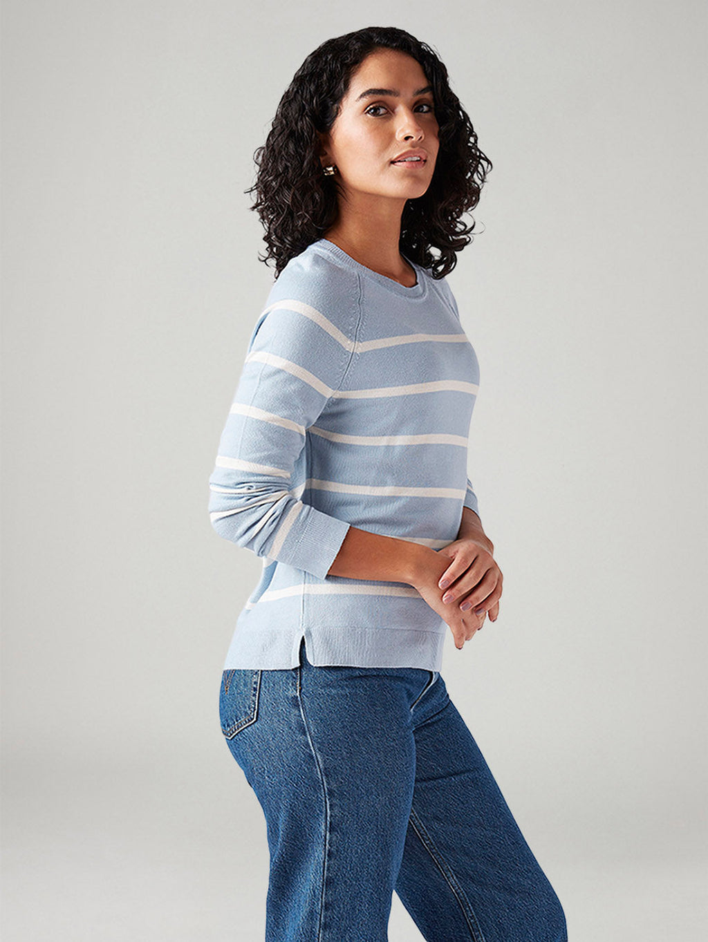 Women's Striped Regular Fit T-Shirt