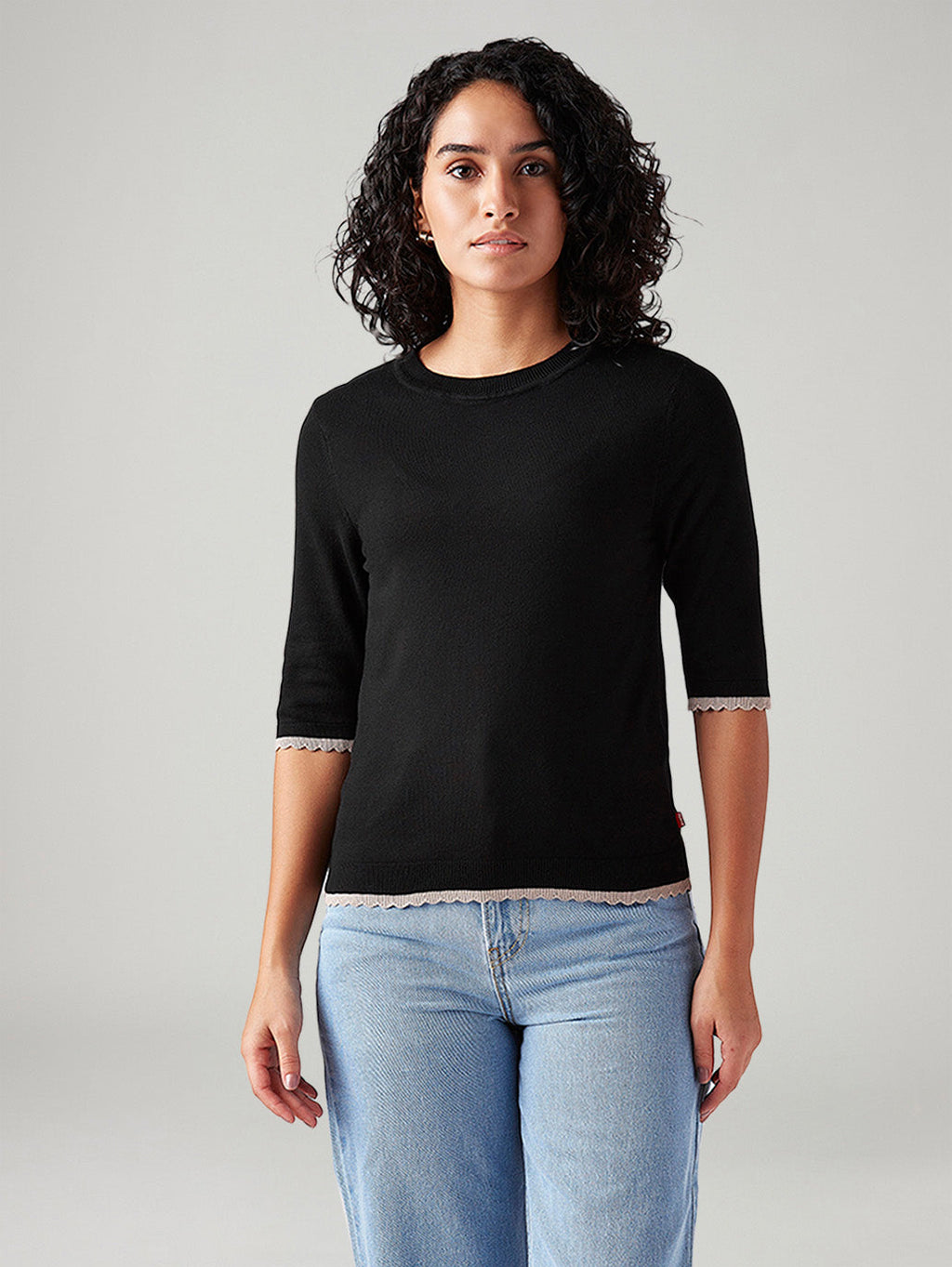Women's Solid Slim Fit Top