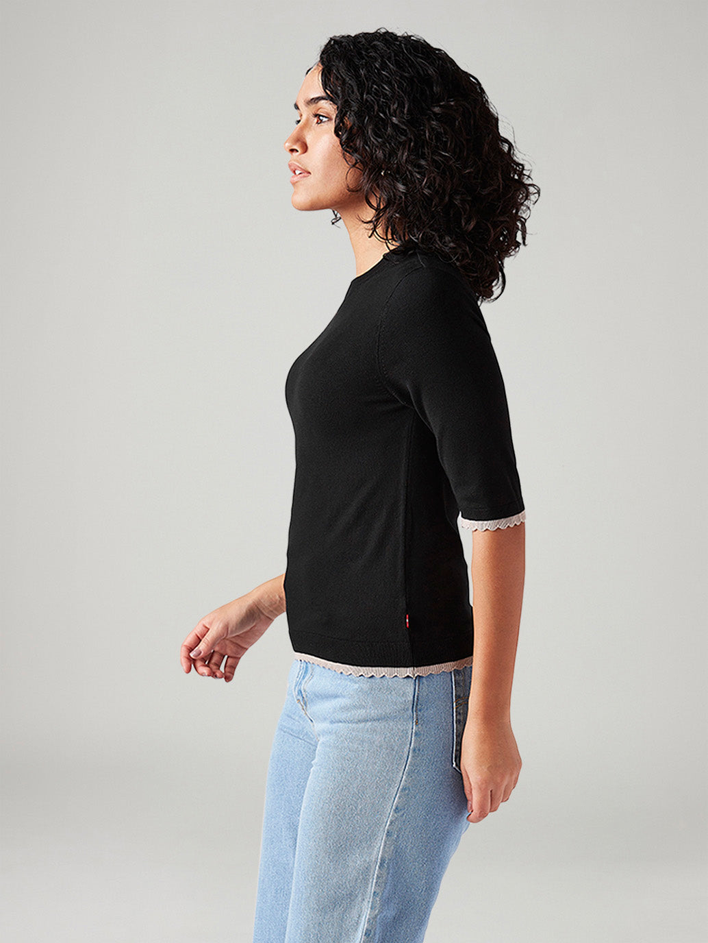 Women's Solid Slim Fit Top