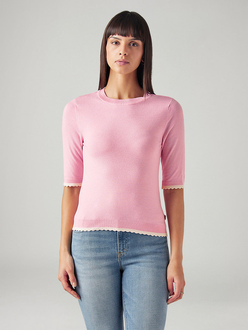 Women's Solid Slim Fit T-Shirt