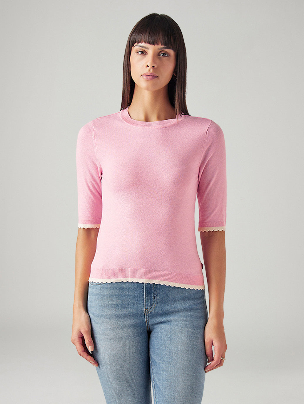 Women's Solid Slim Fit T-Shirt