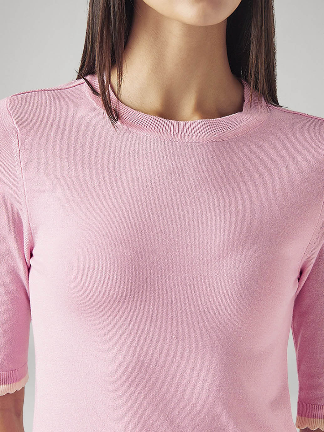 Women's Solid Slim Fit T-Shirt