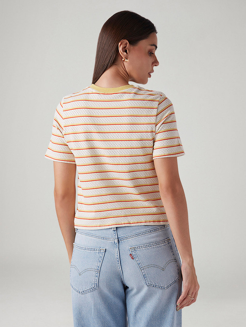 Women's Striped Regular Fit T-Shirt