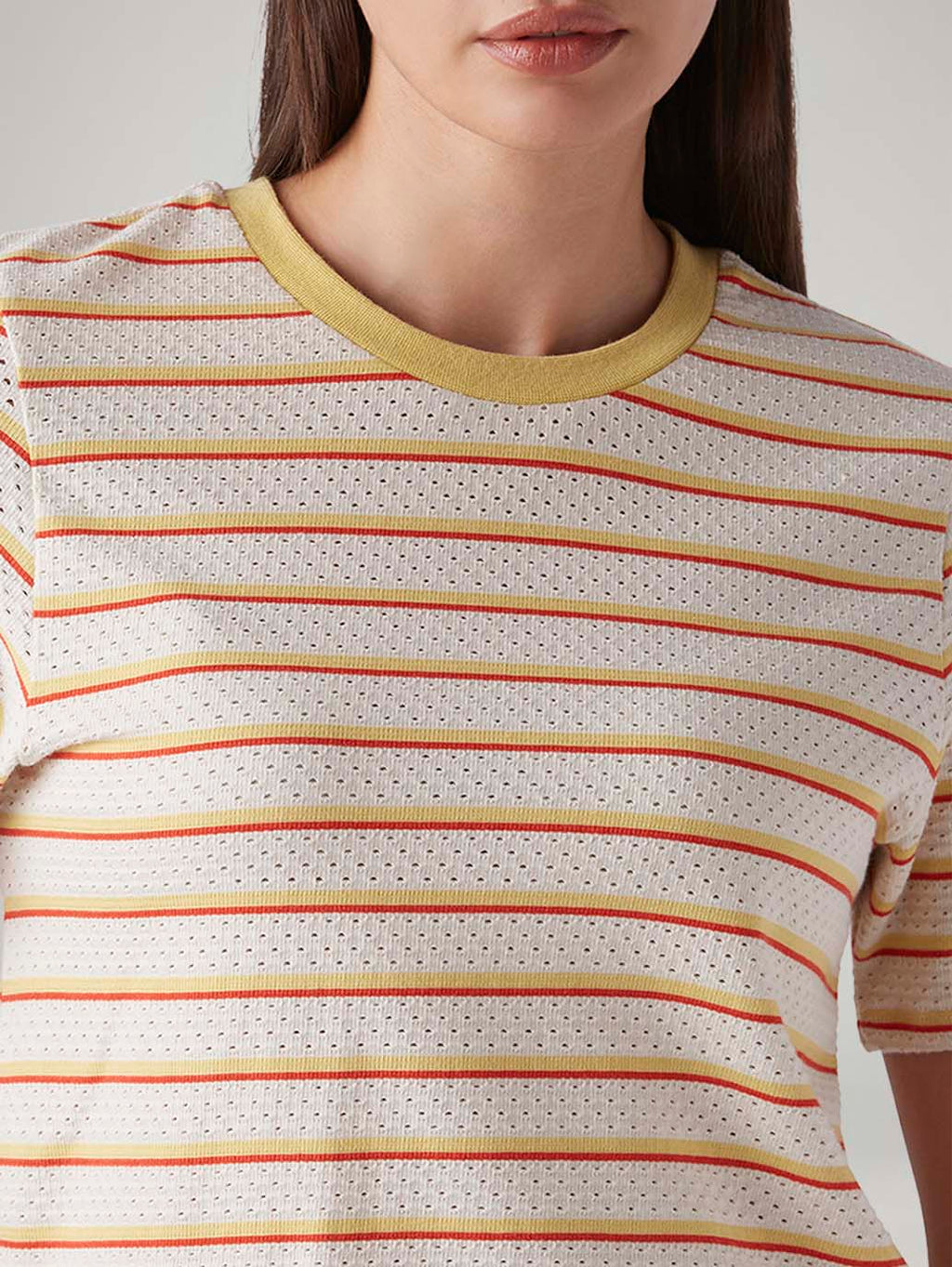 Women's Striped Regular Fit T-Shirt