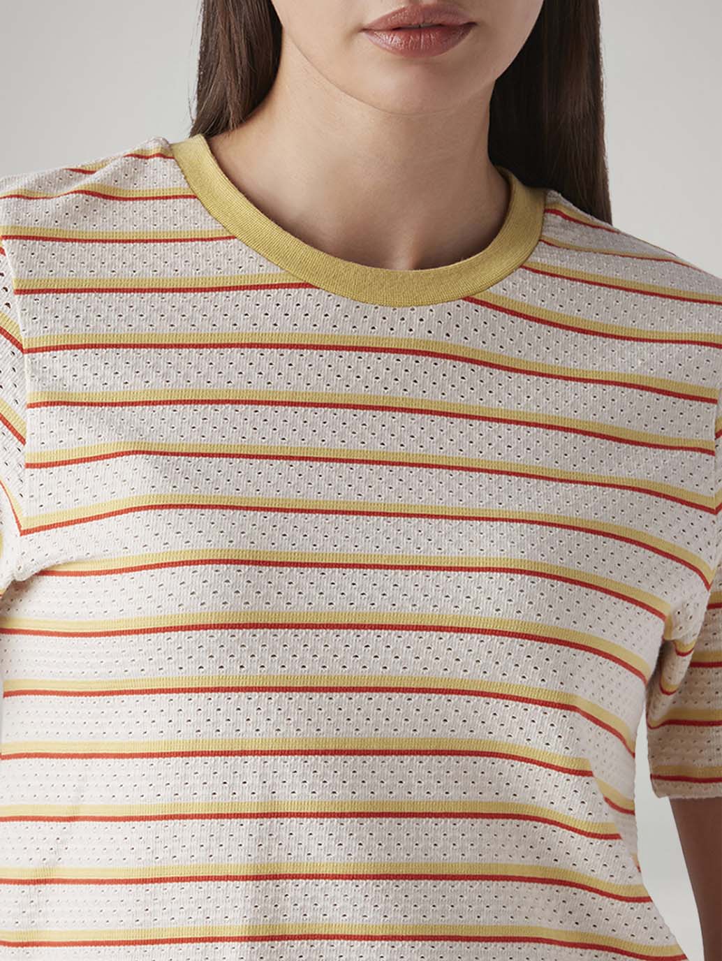 Women's Striped Regular Fit T-Shirt