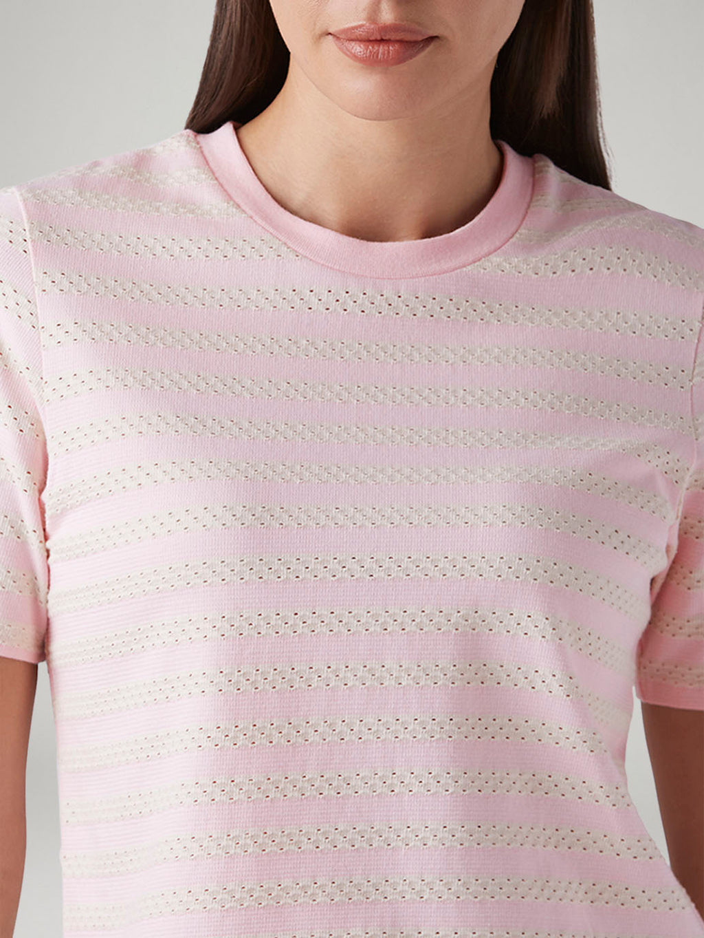 Women's Striped Regular Fit T-Shirt