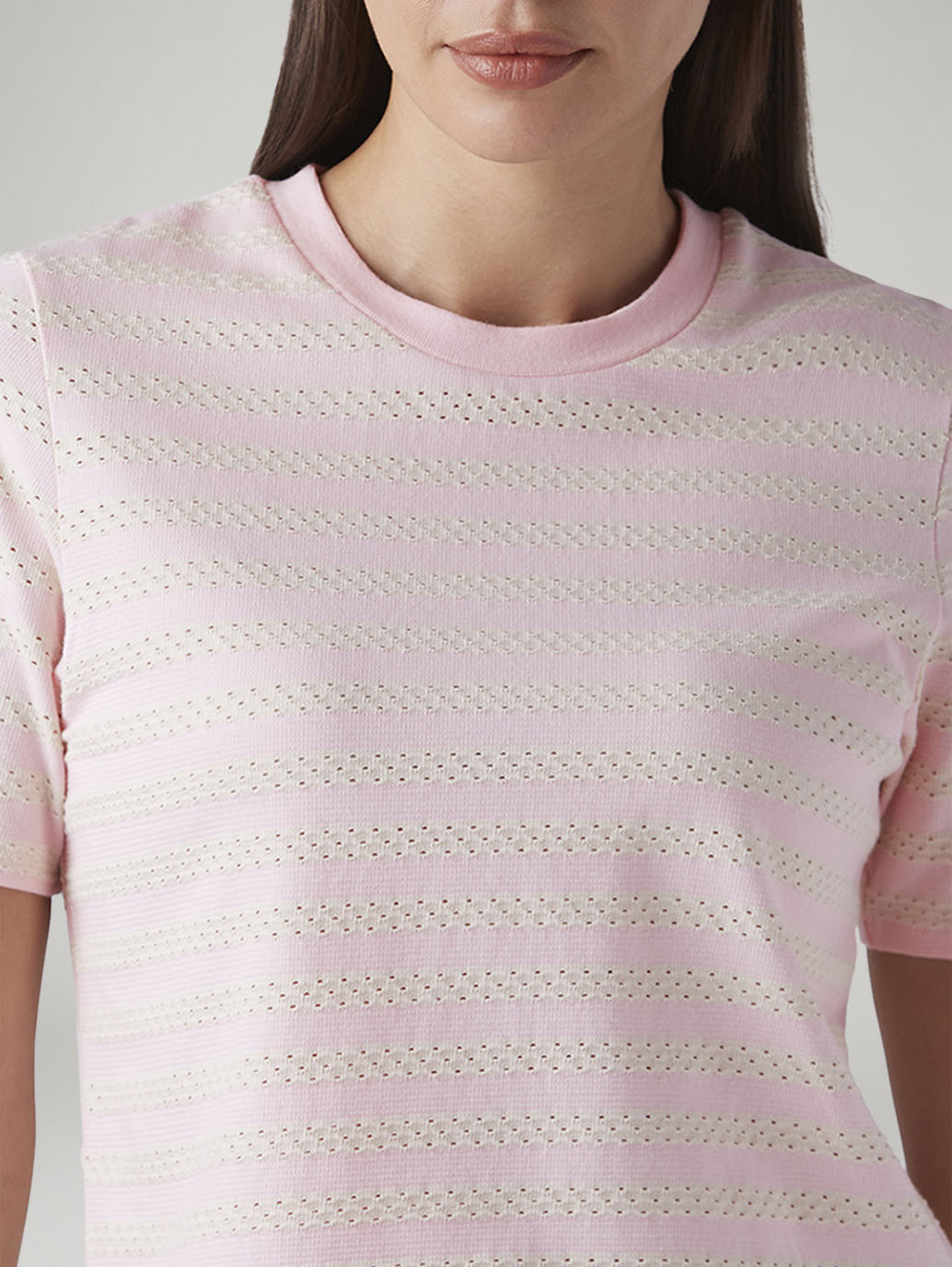 Women's Striped Regular Fit T-Shirt