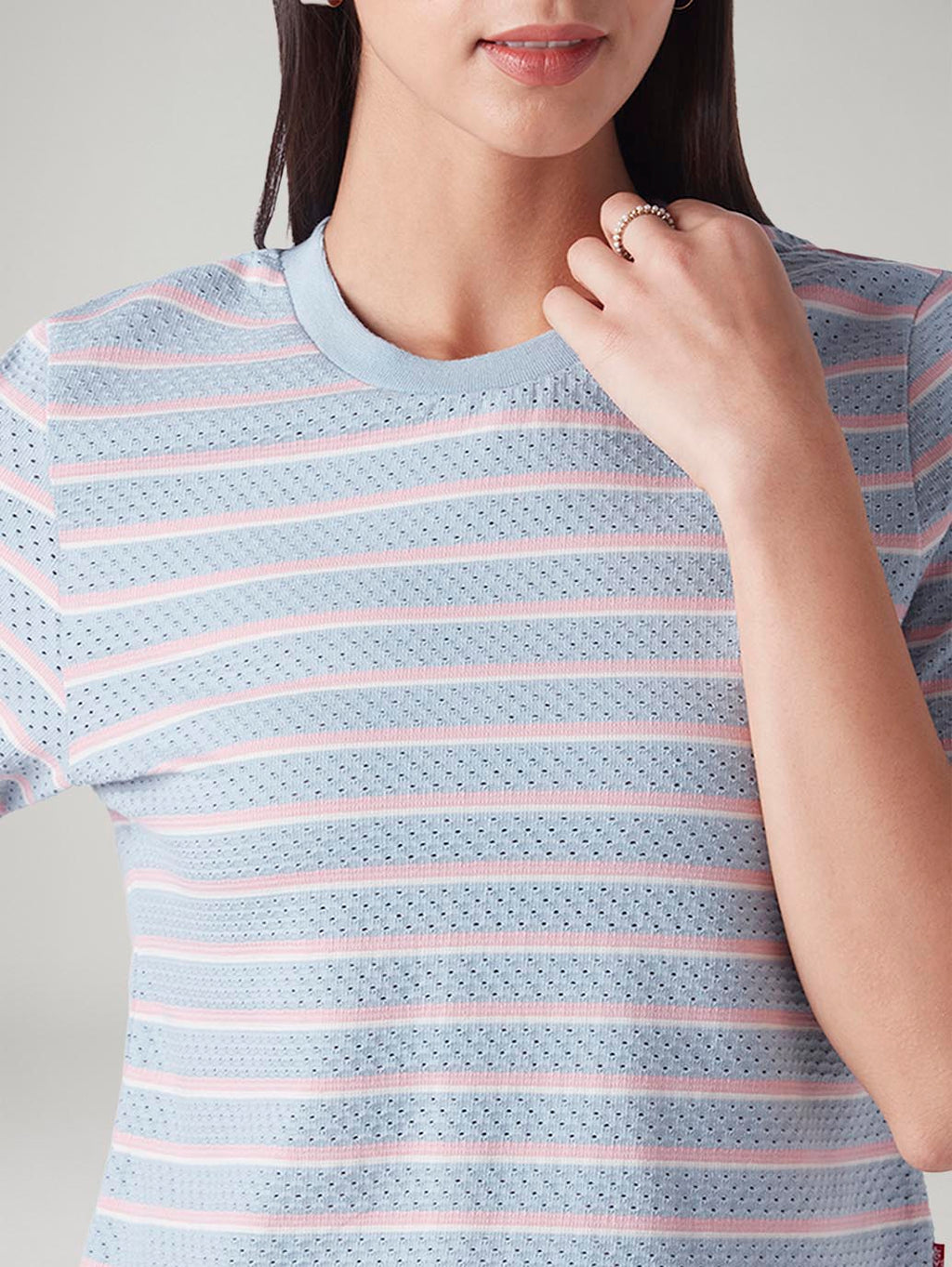 Women's Striped Regular Fit T-Shirt