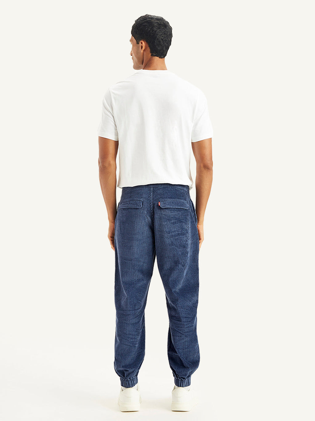 Men's Blue Regular Fit Trousers