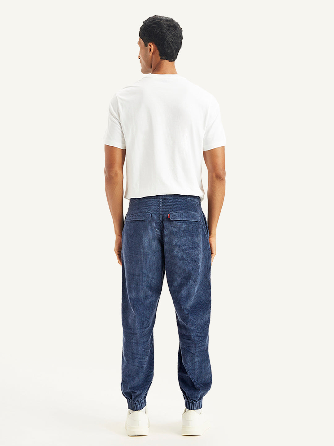 Men's Blue Regular Fit Trousers