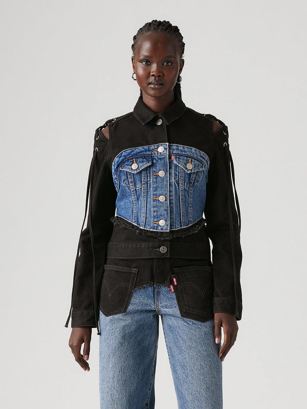 Levi’s® x ADSB Andersson Bell Half Denim Trucker Jacket