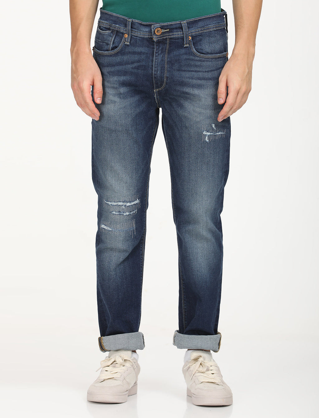 Men's 511 Blue Slim Fit Mid Rise Jeans