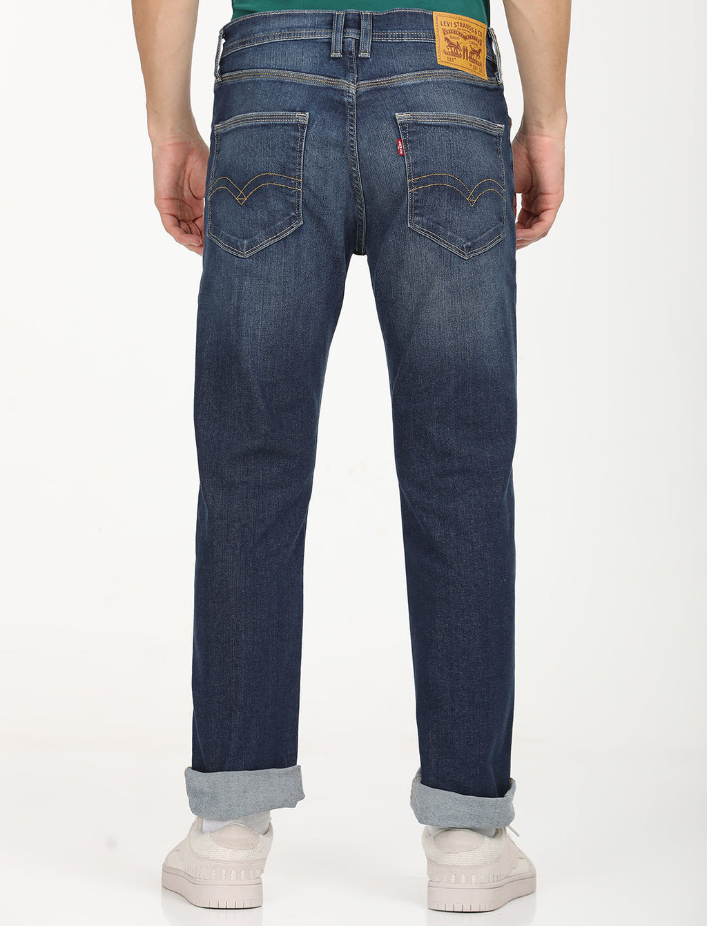 Men's 511 Blue Slim Fit Mid Rise Jeans