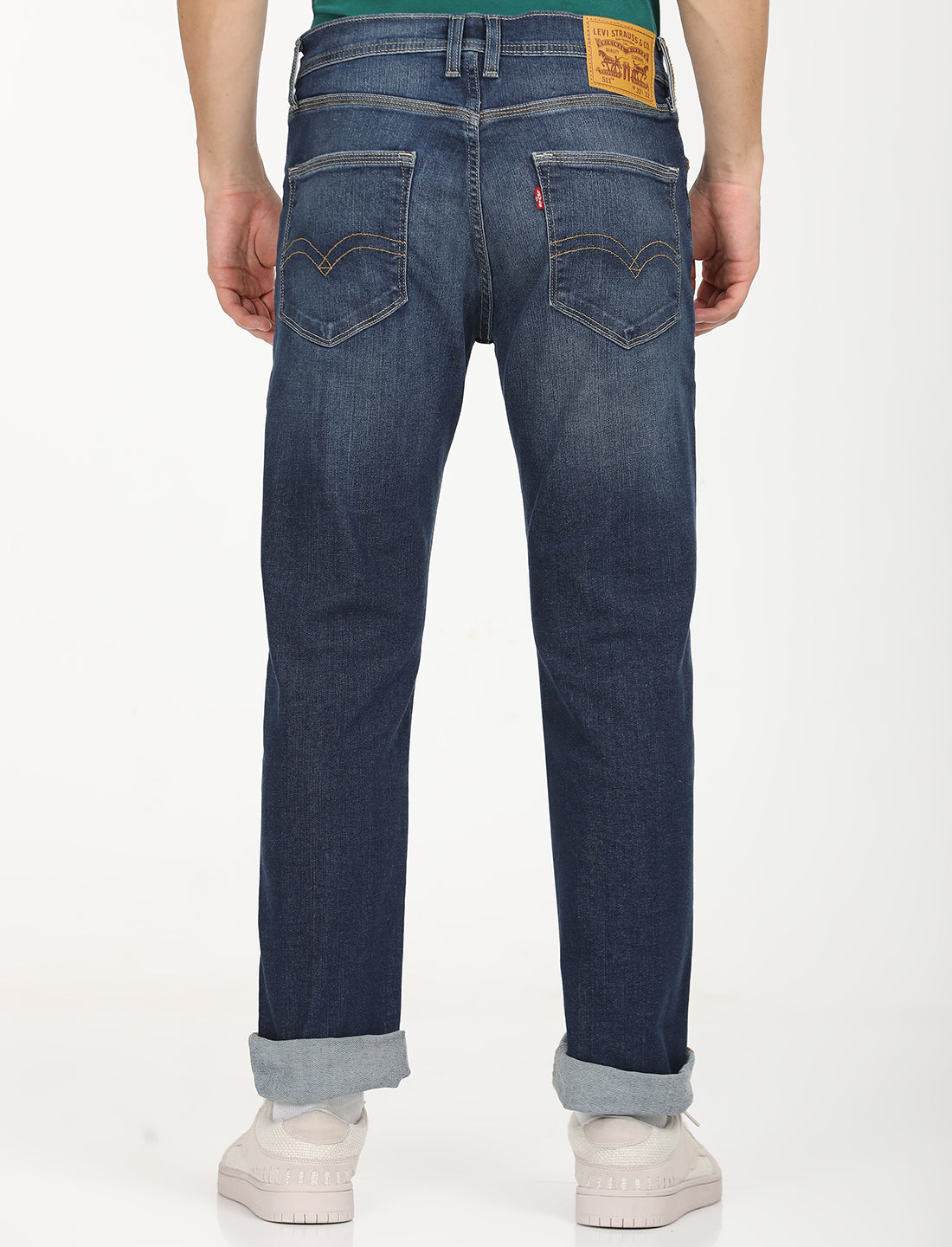 Men's 511 Blue Slim Fit Mid Rise Jeans
