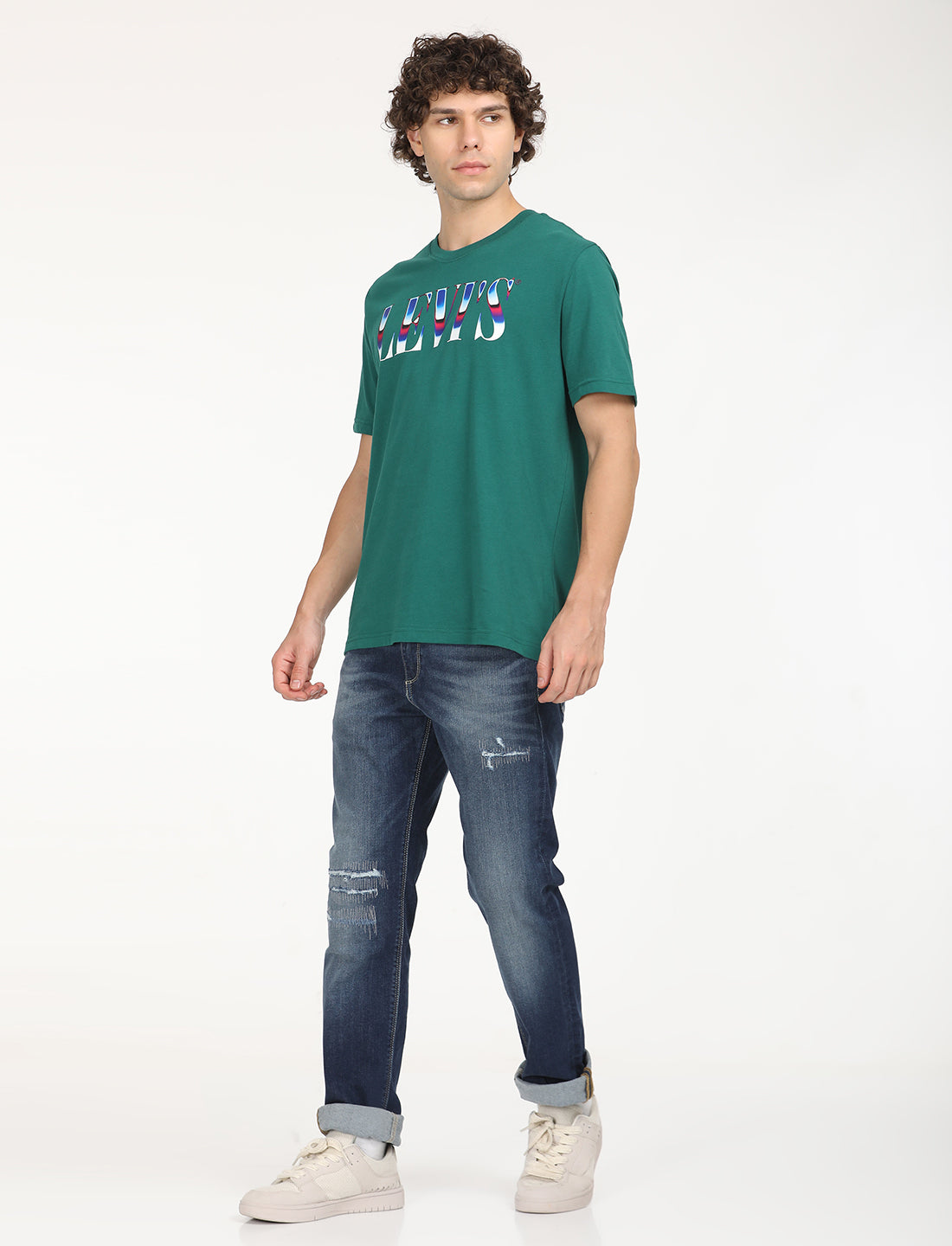 Men's 511 Blue Slim Fit Mid Rise Jeans