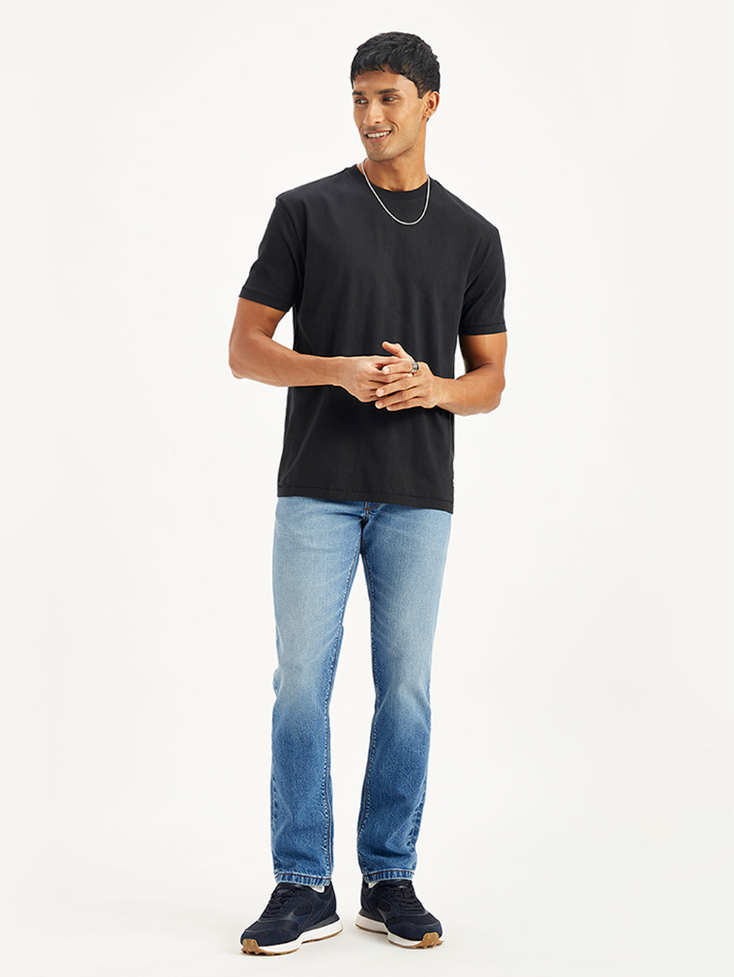Men's 511 Blue Slim Fit Mid Rise Jeans