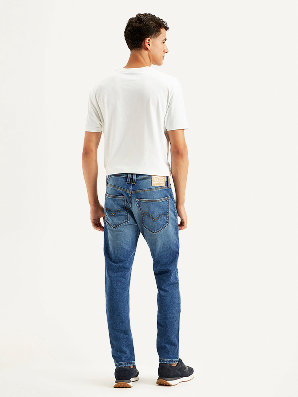 Men's 512 Blue Slim Tapered Fit Mid Rise Jeans