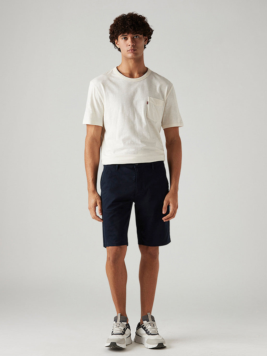 Men's 541 Navy Tapered Fit Mid Rise Shorts