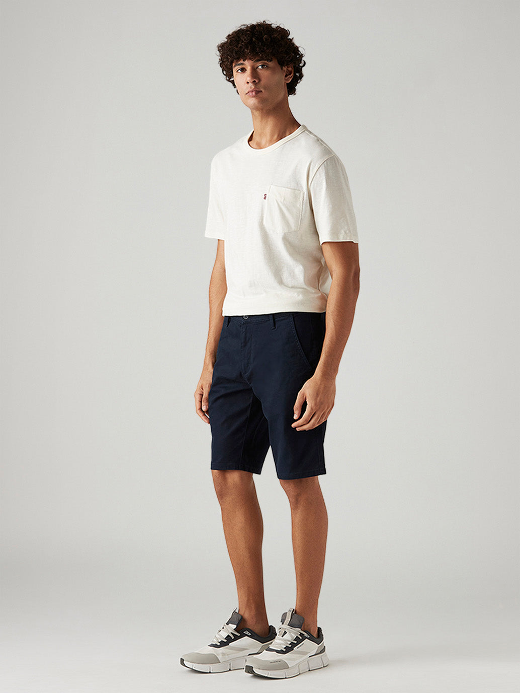 Men's 541 Navy Tapered Fit Mid Rise Shorts