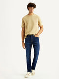 Men's 505 Navy Straight Fit Mid Rise Jeans