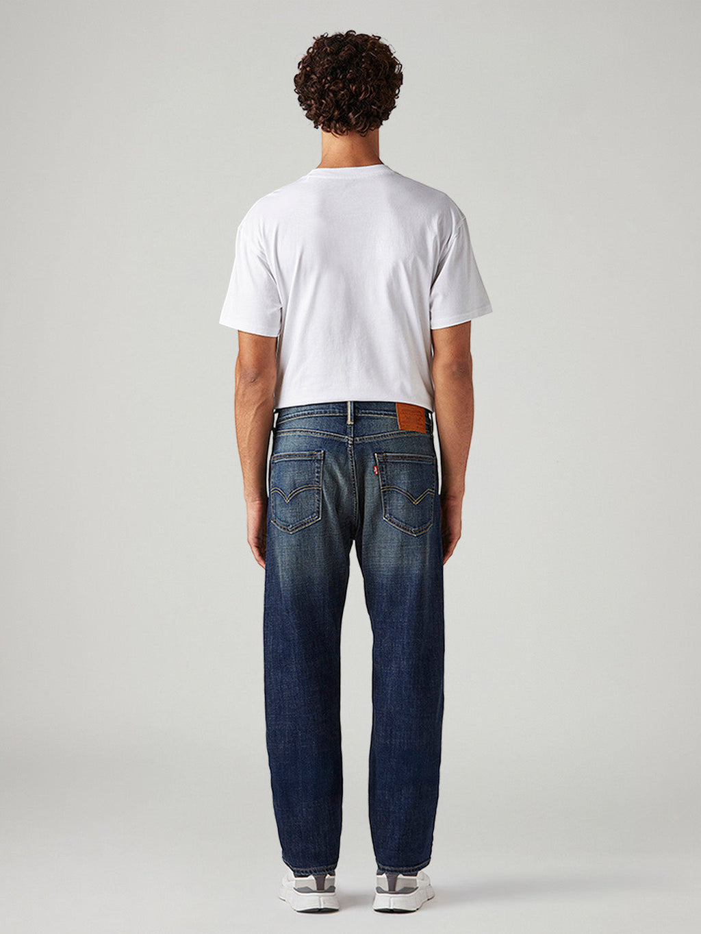 Men's 505 Dark Blue Straight Fit Mid Rise Selvedge Jeans