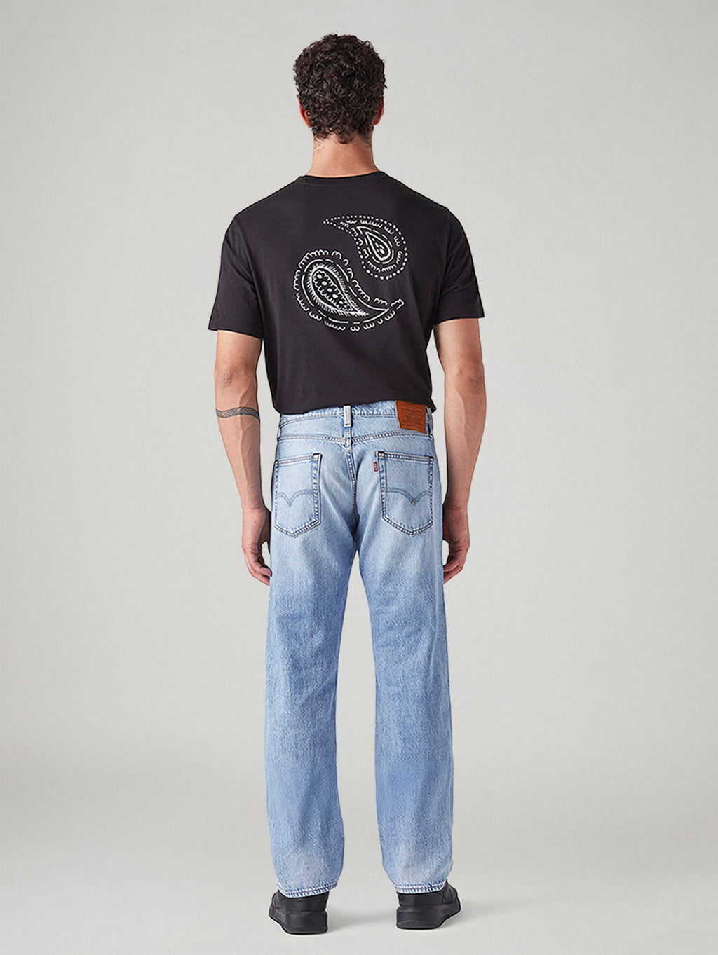 Men's 505 Light Blue Straight Fit Mid Rise Selvedge Jeans