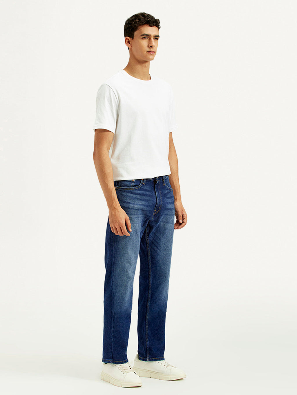 Men's 505 Indigo Straight Fit Mid Rise Jeans
