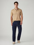 Mens 505 Mid Rise Straight Fit Cotton Stretch Blend Jeans