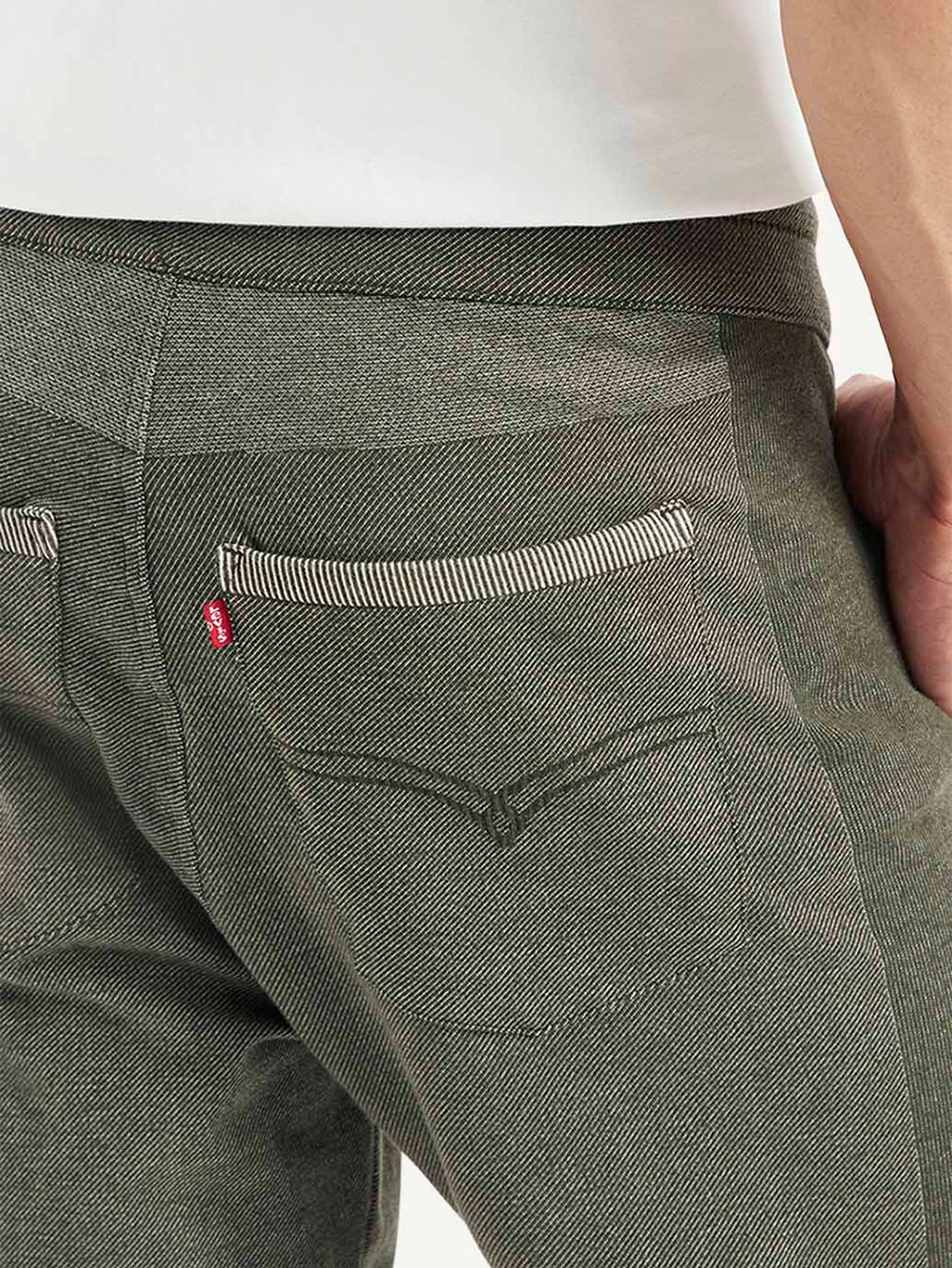 Men's Olive Regular Fit Trousers
