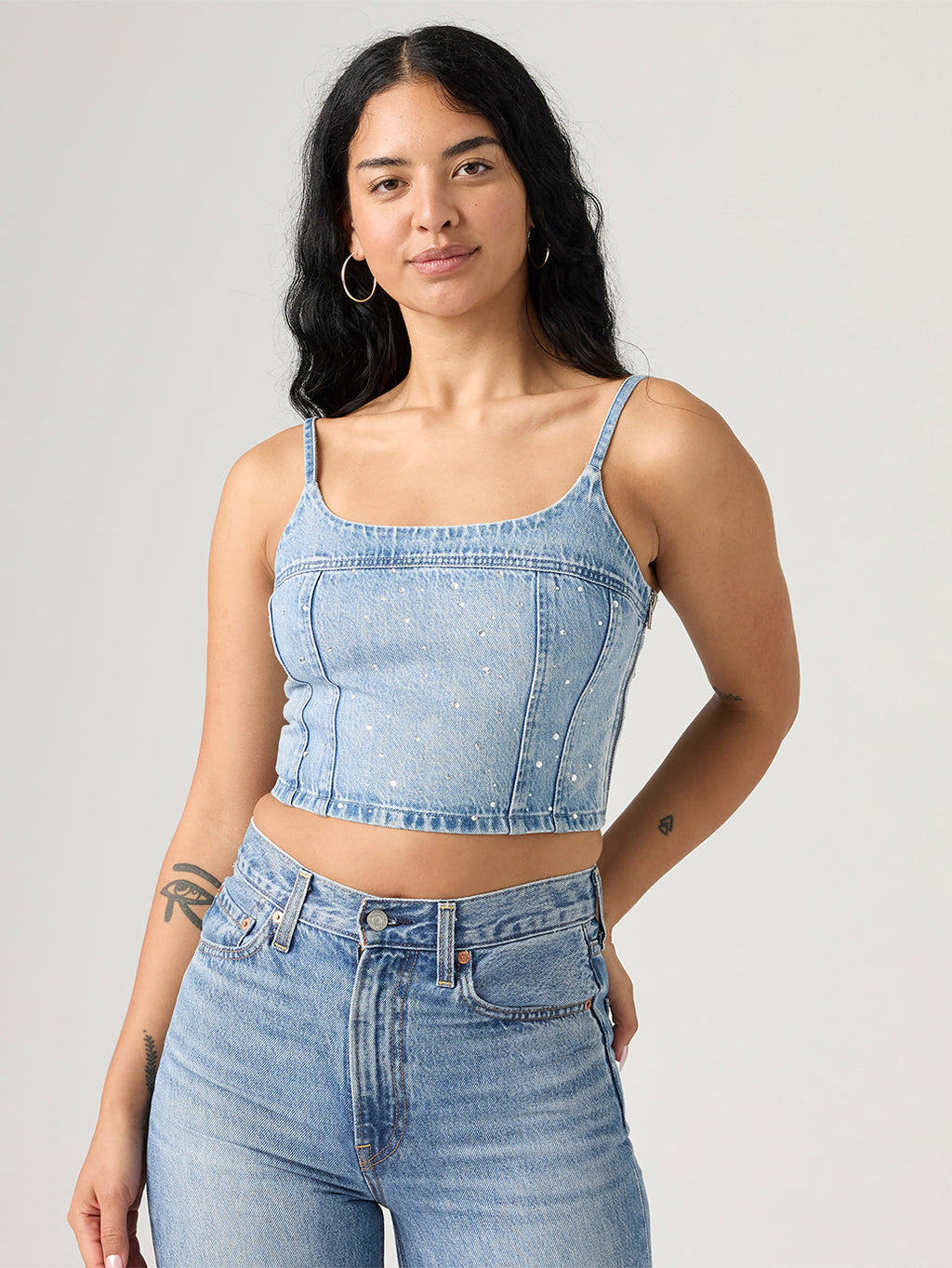 Women's Jadine Denim Cami Tank Top