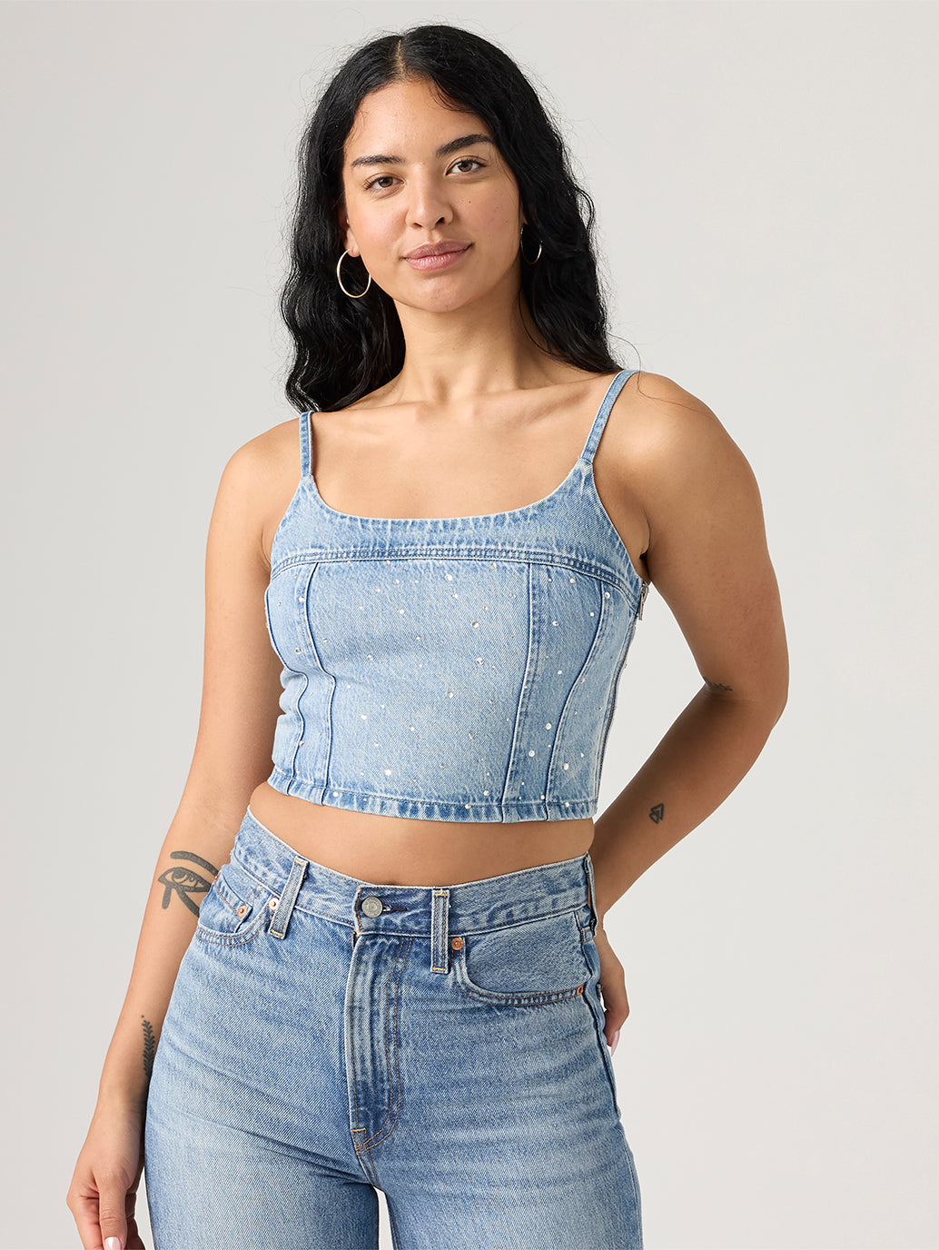 Women's Jadine Denim Cami Tank Top