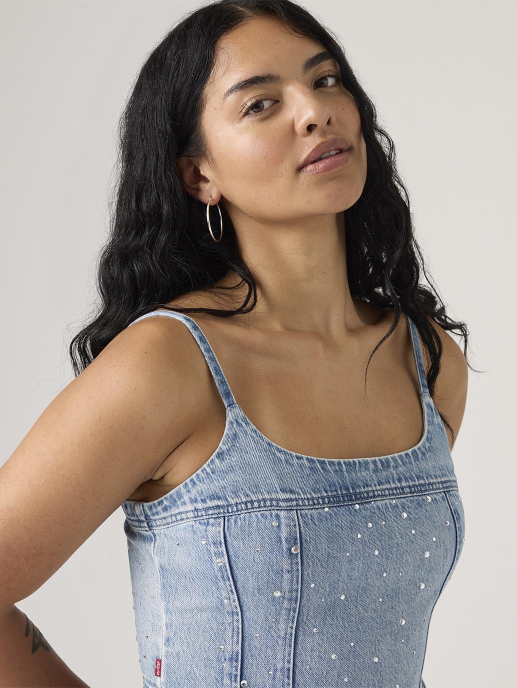 Women's Jadine Denim Cami Tank Top
