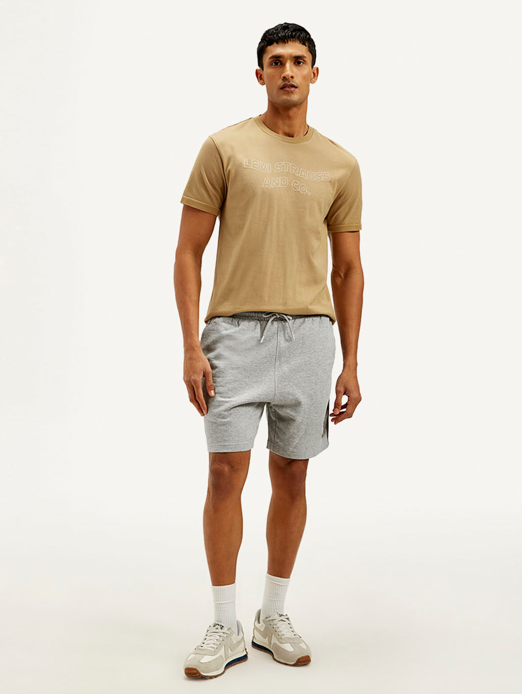 Men's Grey Regular Fit Shorts