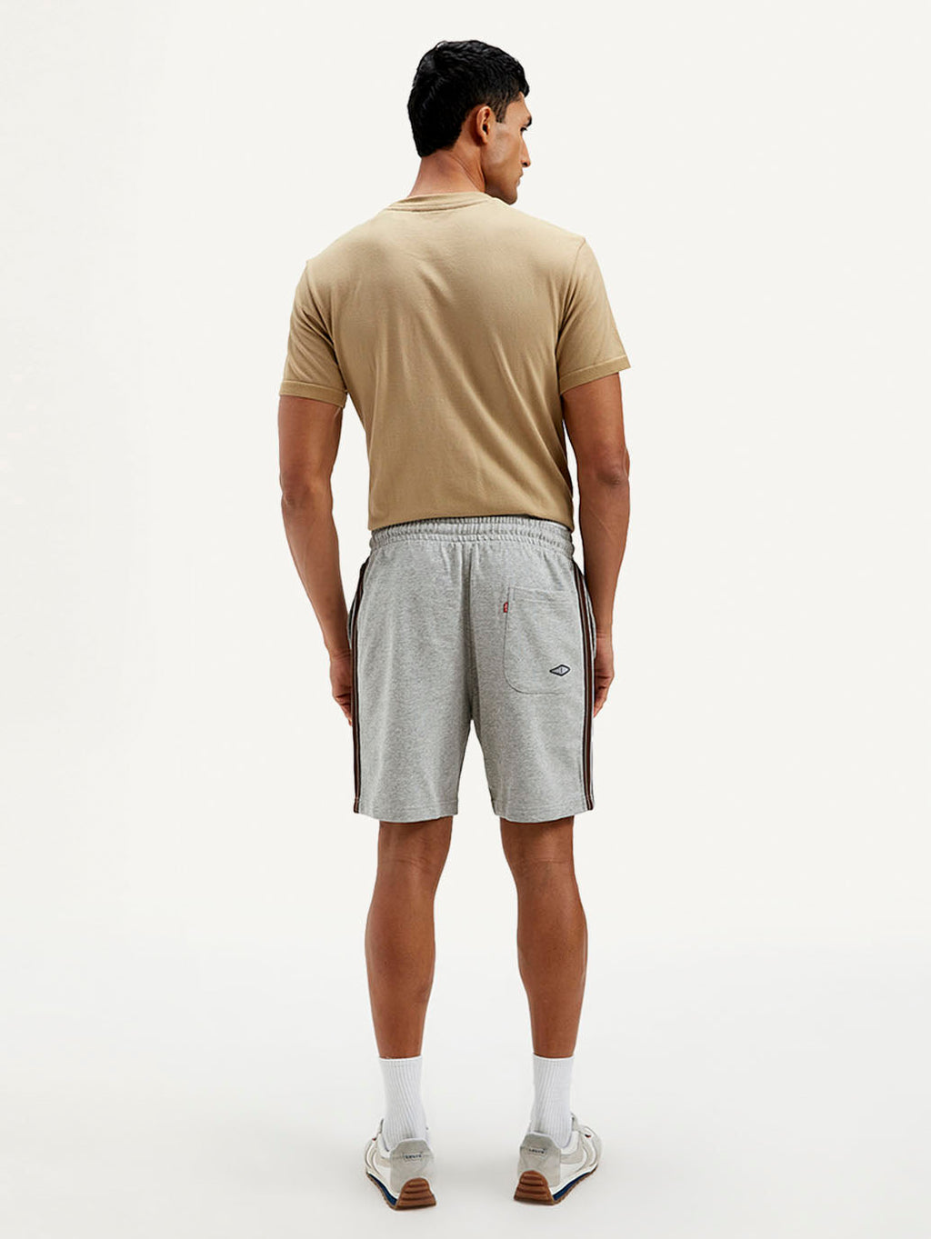 Men's Grey Regular Fit Shorts