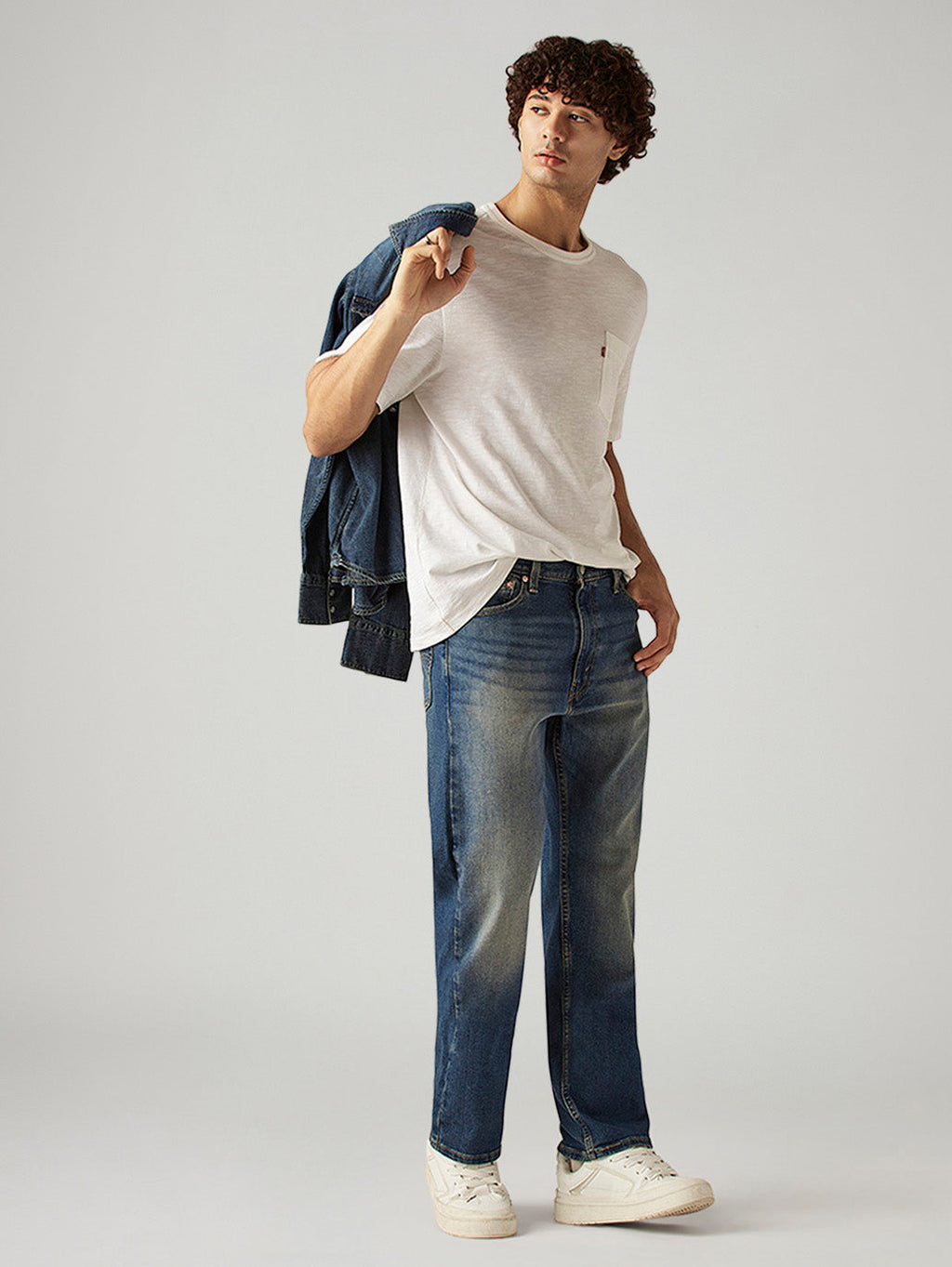 Men's 511 Blue Slim Fit Mid Rise Jeans