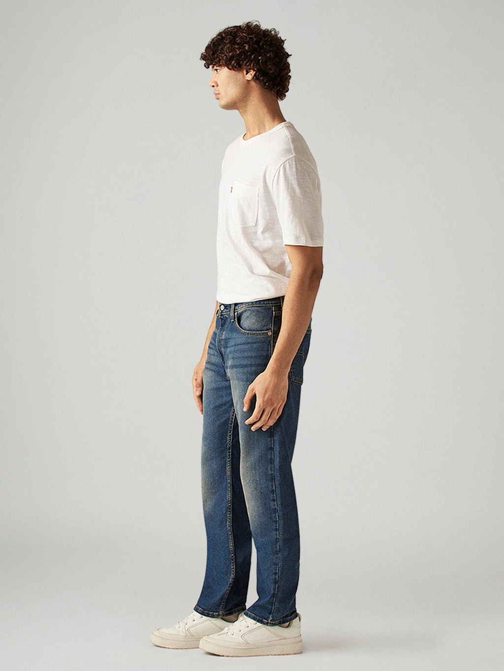 Men's 511 Blue Slim Fit Mid Rise Jeans