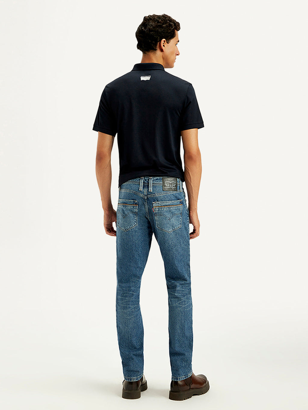 Men's 511 Blue Slim Fit Mid Rise Jeans