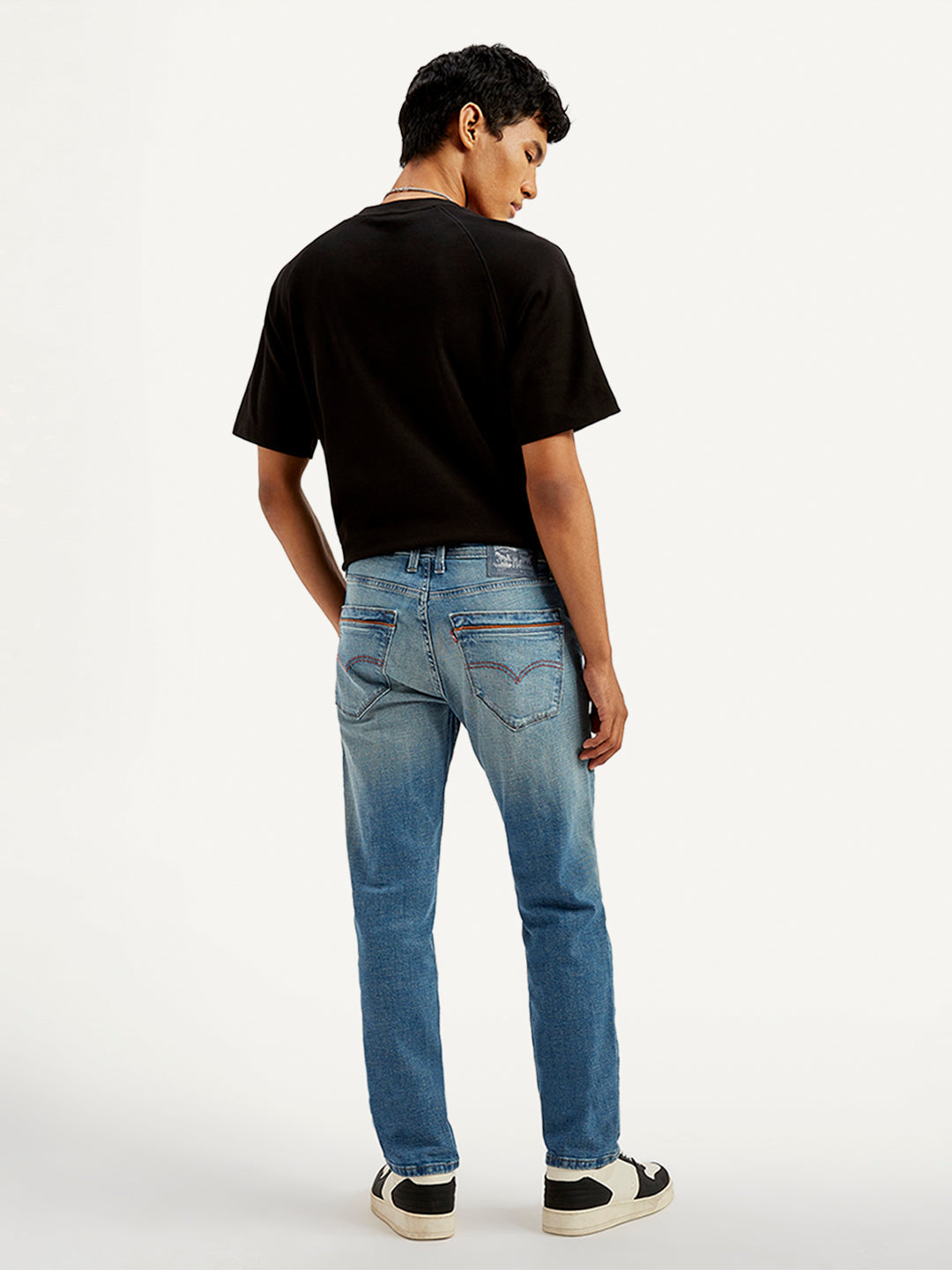 Men's 511 Blue Slim Fit Mid Rise Jeans
