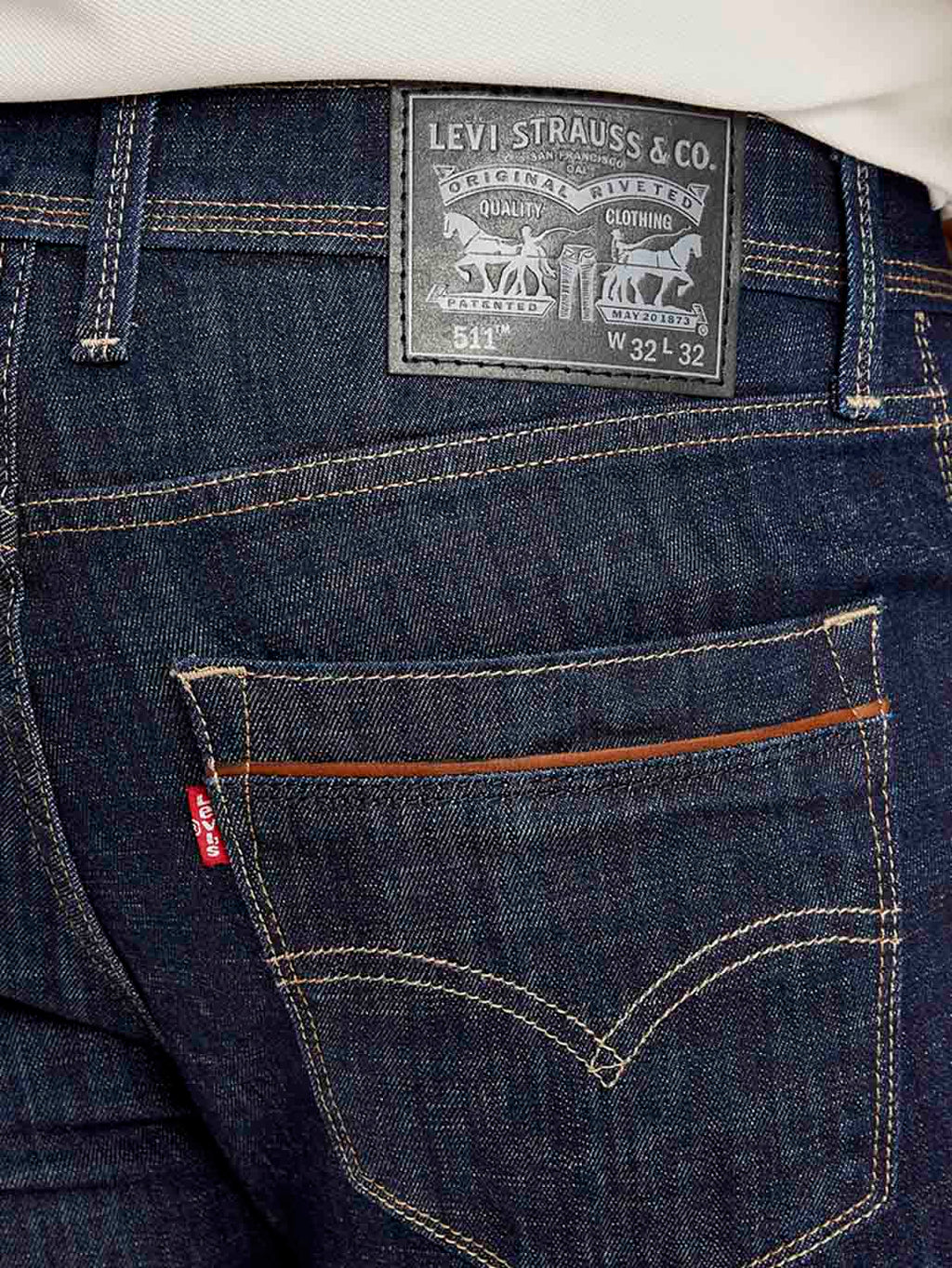 Men's 511 Indigo Slim Fit Mid Rise Jeans