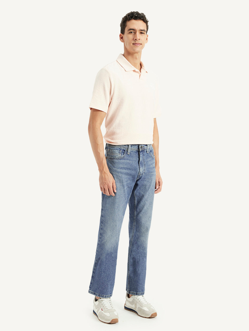 Men's 527 Blue Bootcut Fit Mid Rise Jeans