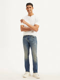 Men's 511 Blue Slim Fit Mid Rise Jeans