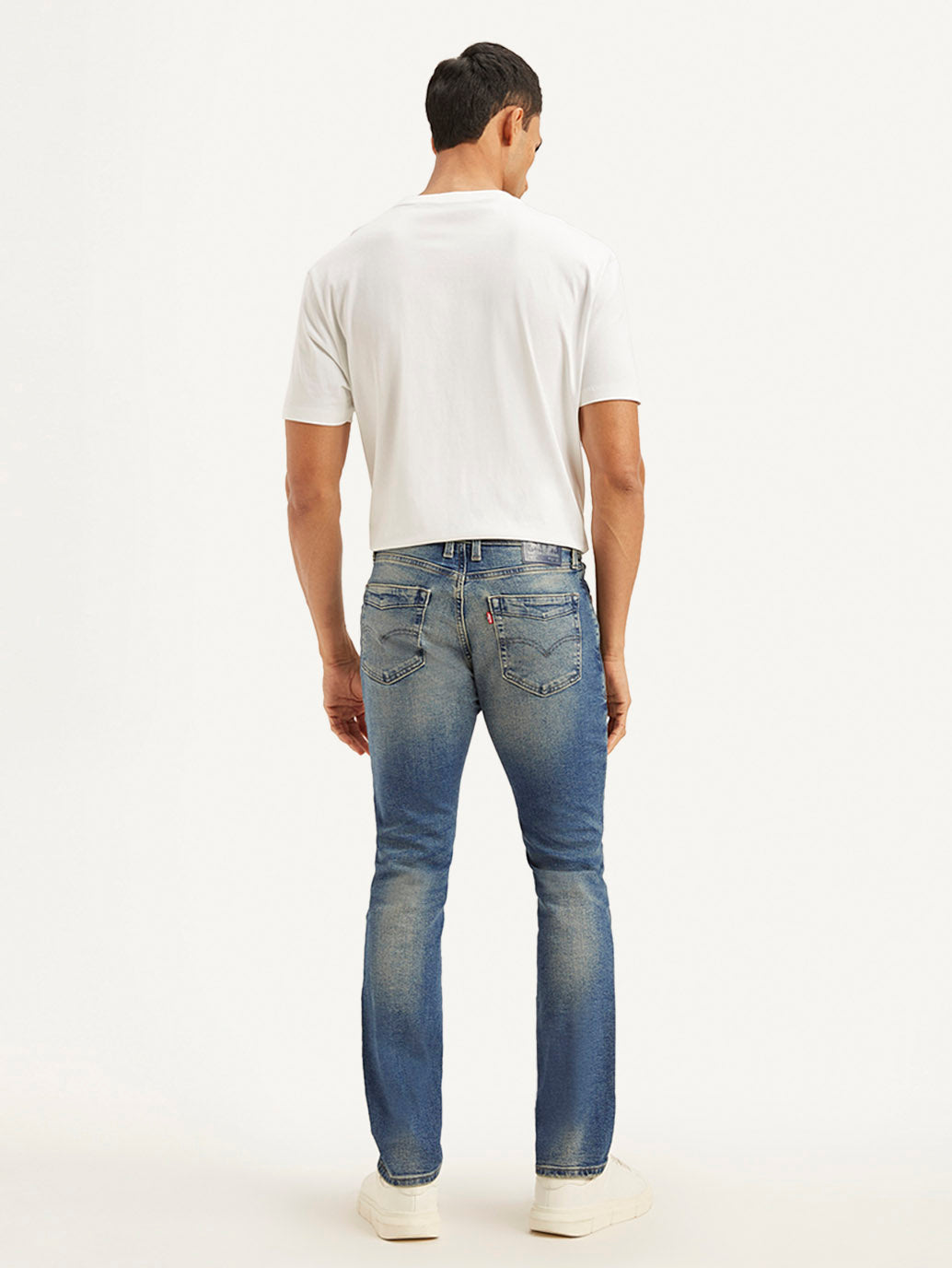 Men's 511 Blue Slim Fit Mid Rise Jeans