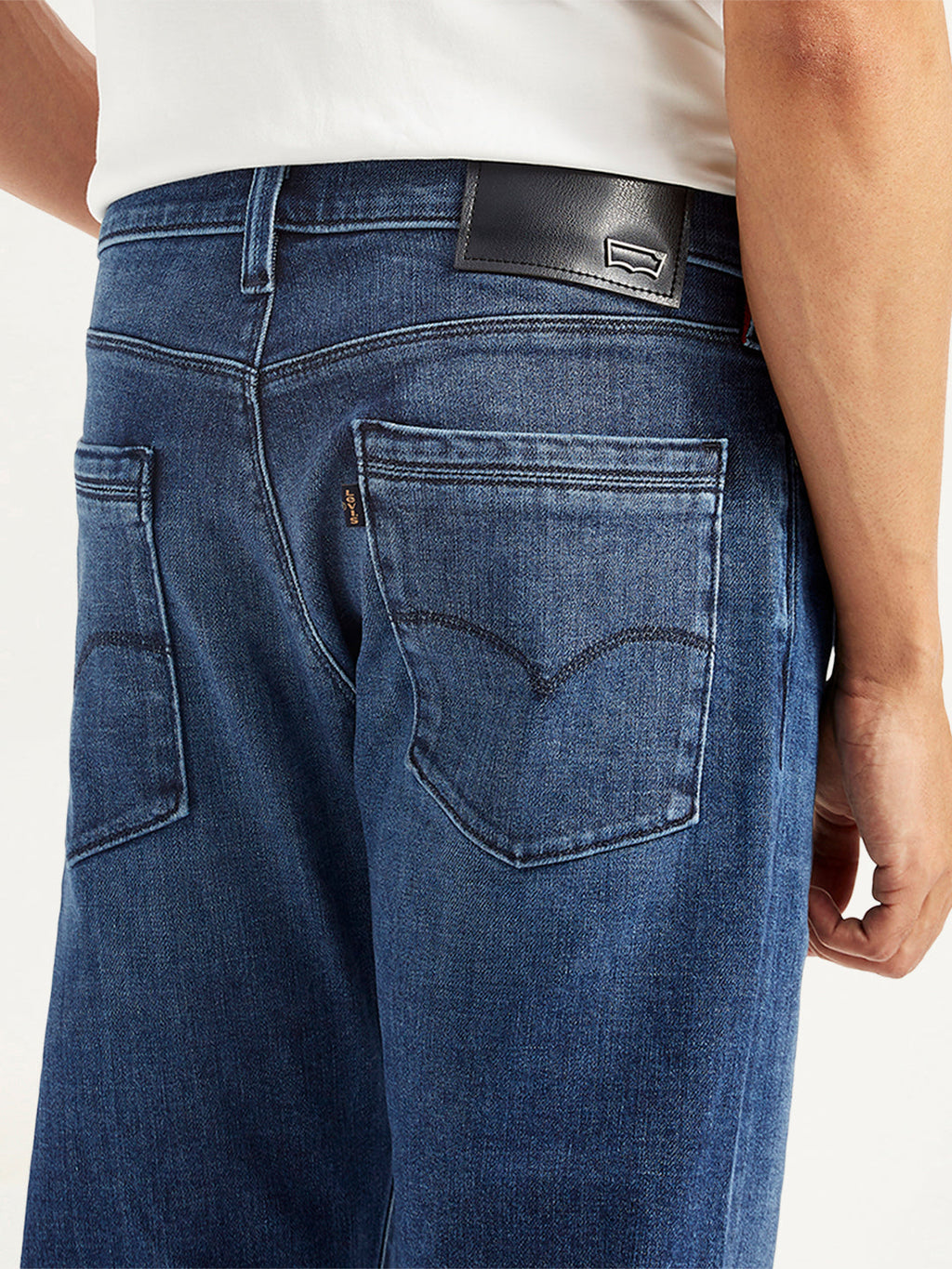Men's Redloop 513 Slim Straight Fit Mid Rise Jeans