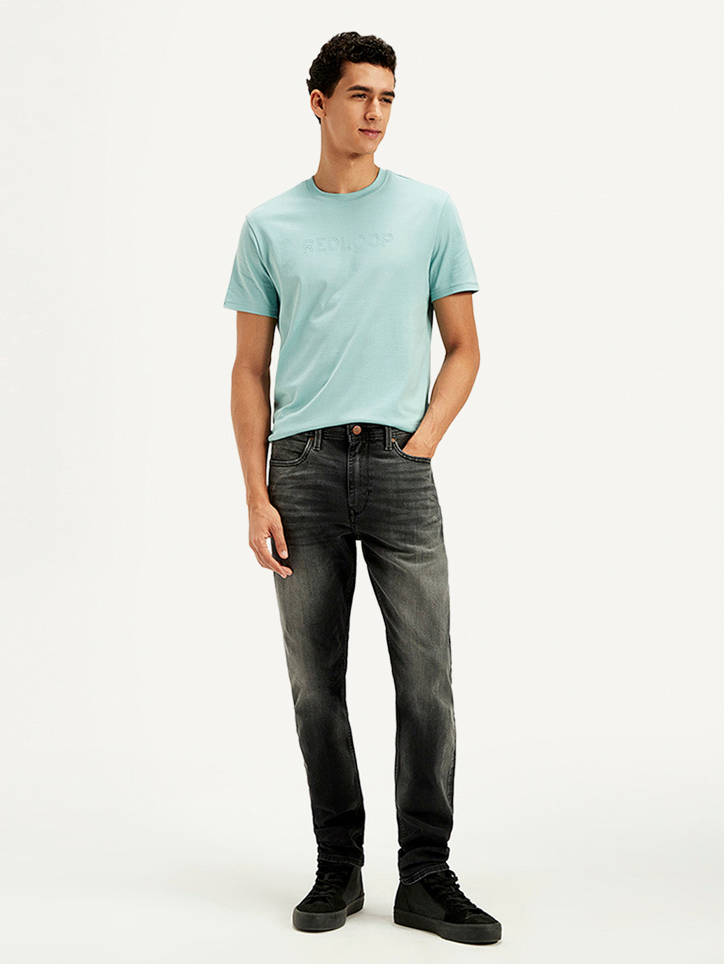 Men's Redloop 512 Slim Tapered Fit Mid Rise Jeans